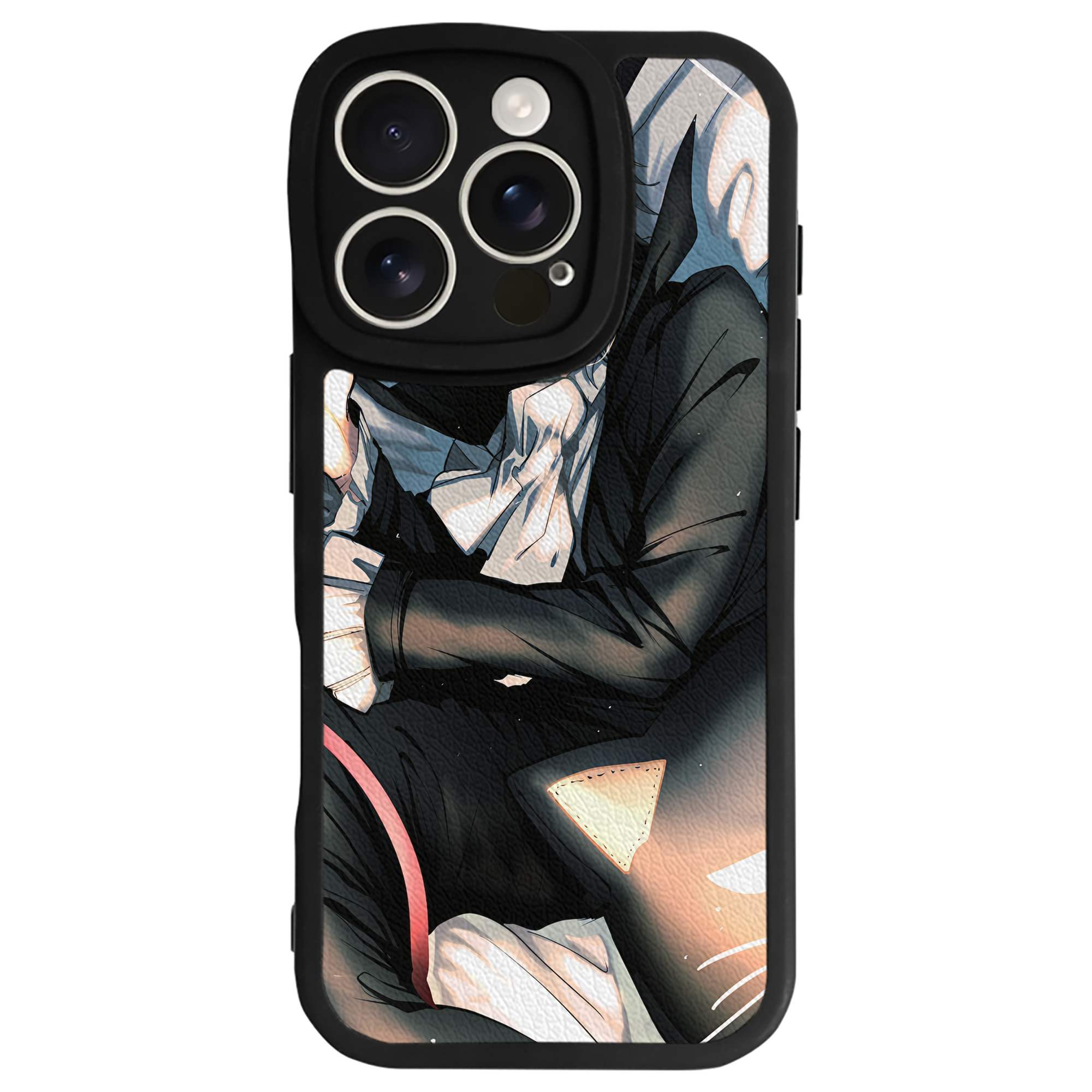 （画像用） 文豪ストレイドッグス Bungo Stray Dogs 【iPhone 16シリーズ対応】シリコンスマホケース（レザー調） 材質：シリコン